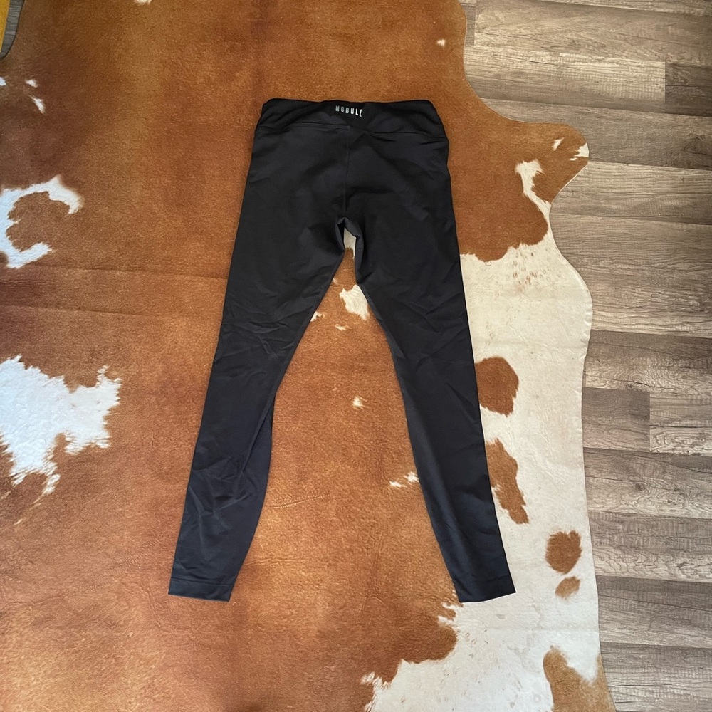 NoBull Mid Rise Matte Black Leggings